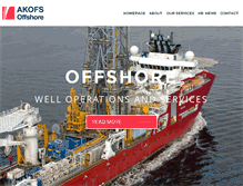 Tablet Screenshot of akofsoffshore.com